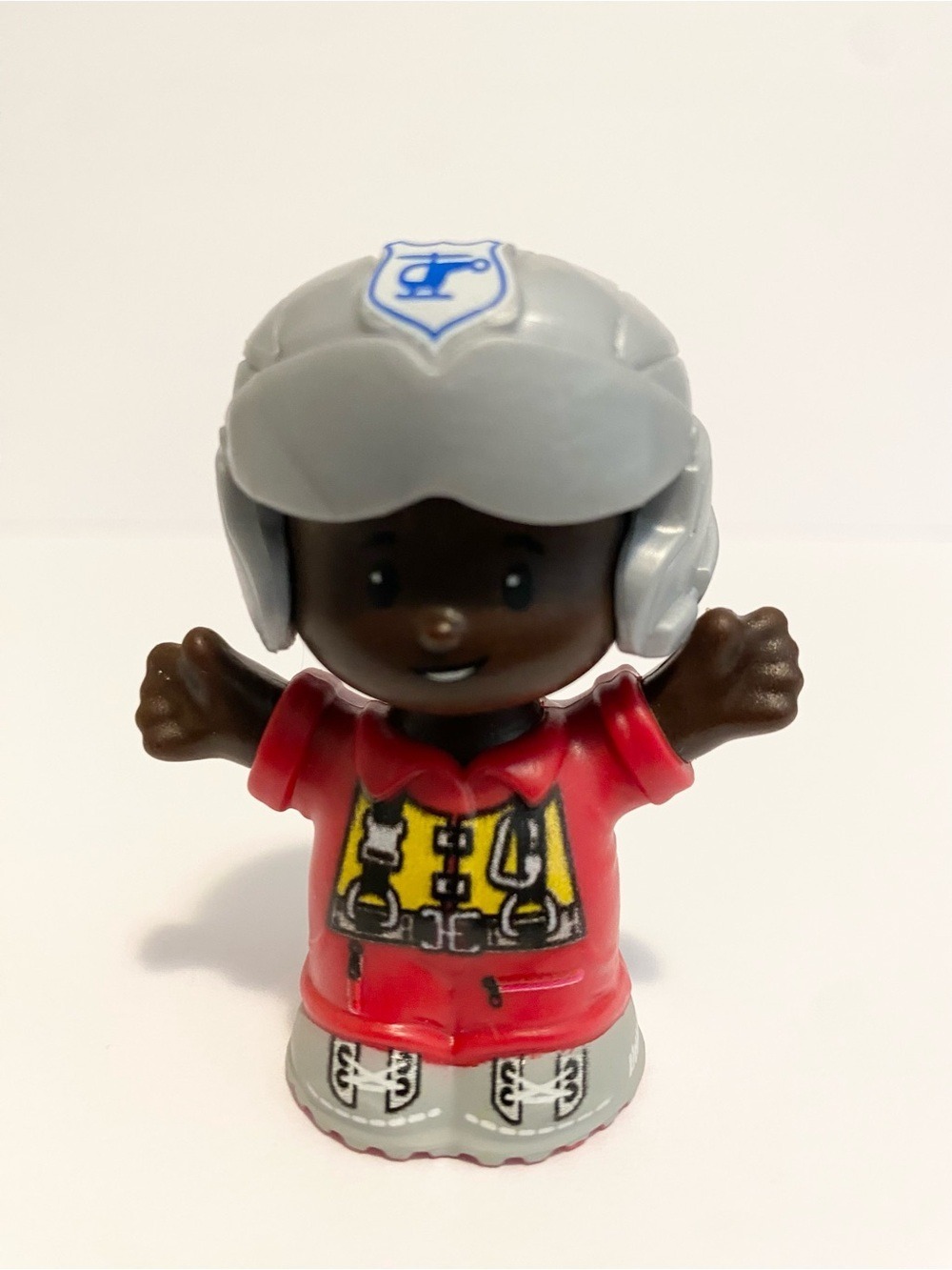 Little People Helicopter Pilot Dark Skin Plane Figure Fisher Price Doll 4/$20 🛑